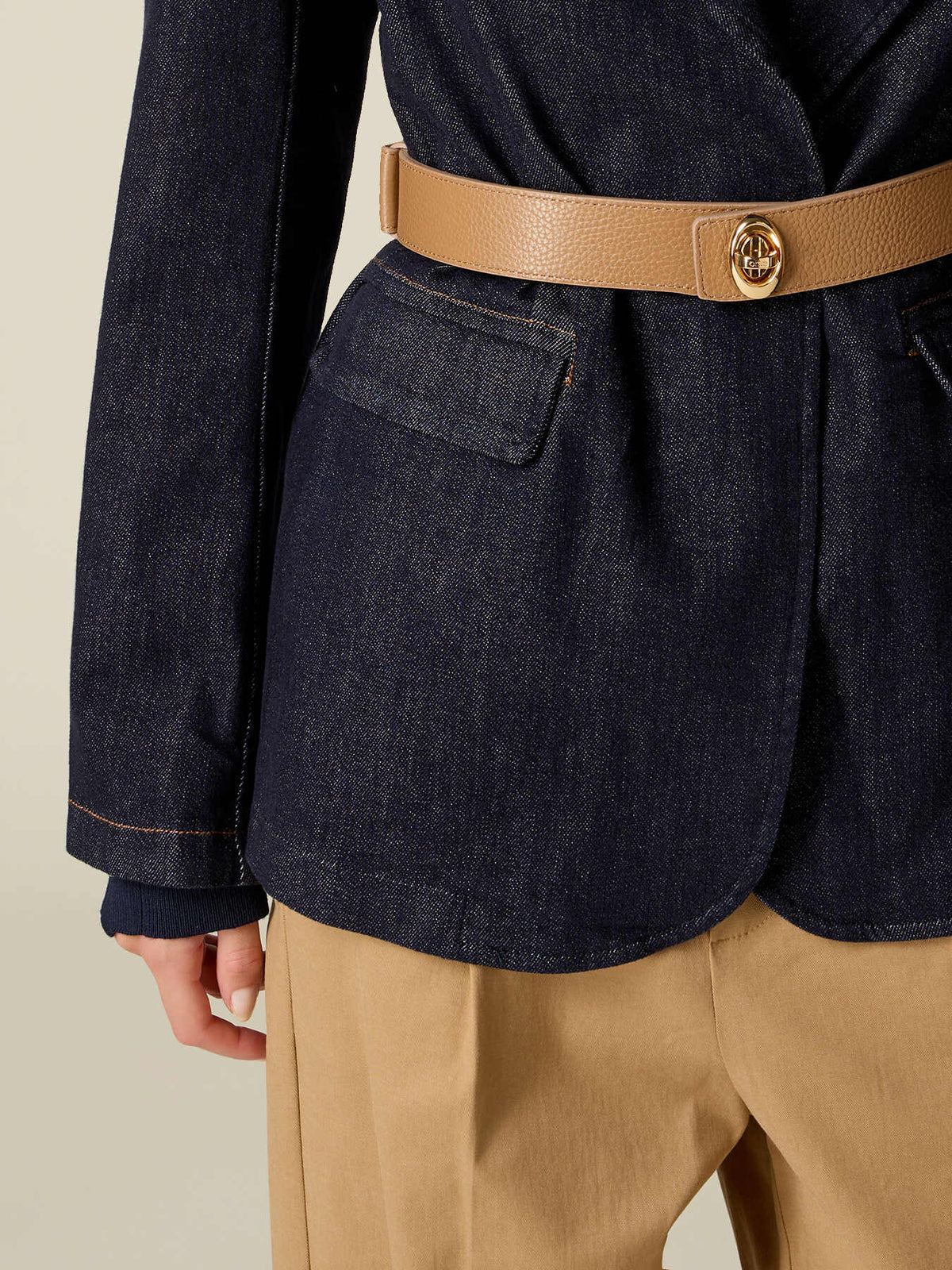 Leather Buckle Belt