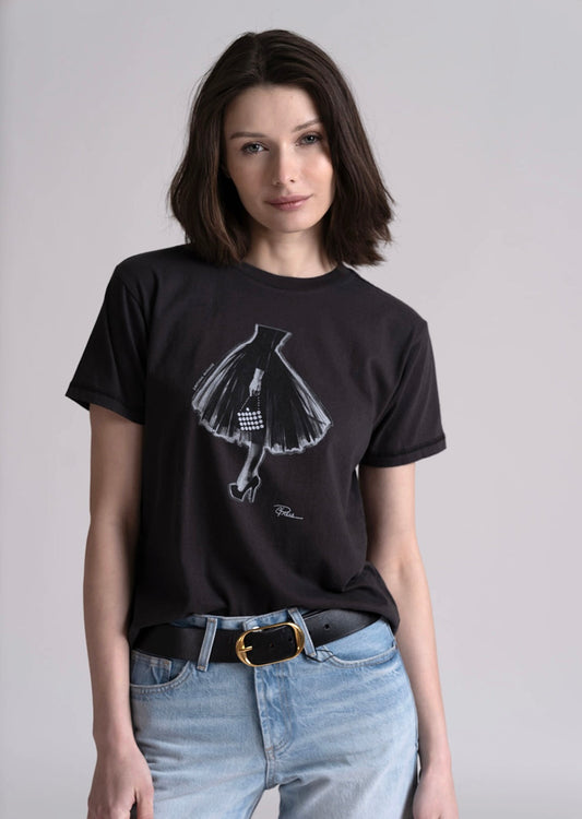 Emotional Baggage Mushie Tee Black