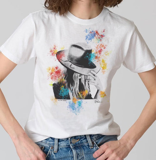 On the Verge Mushie Tee Worn White
