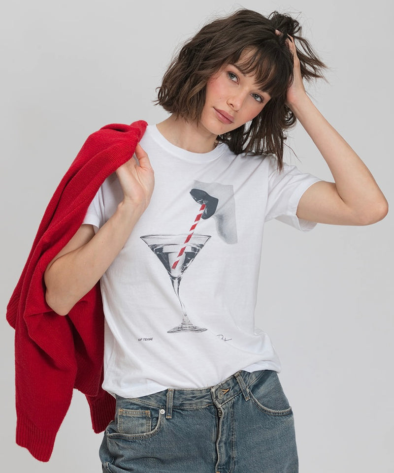 Sip Tease Mushie Tee