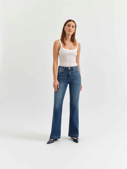 Heartbreaker Mid Rise Flare