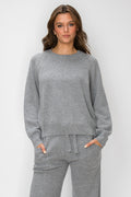 Angora Cashmere Waffle Pullover