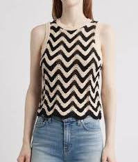 525 Kayla Chevron Tank Sand Dollar