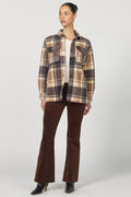 Deanna Mocha Shacket