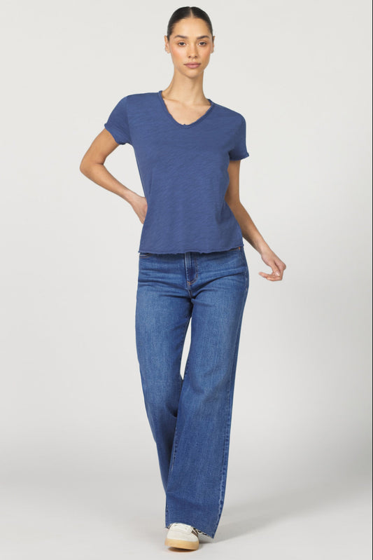 Vanya Slub Tee Vintage Indigo