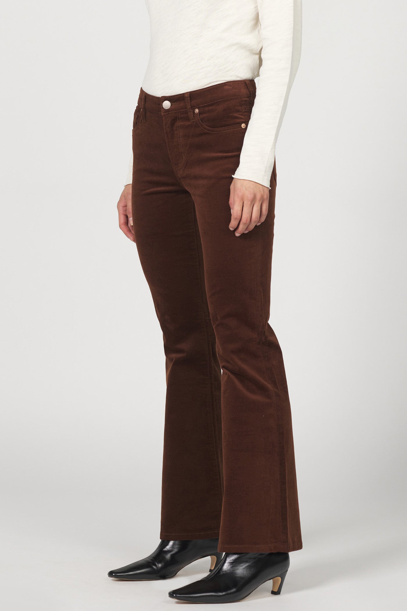 Rosa Flare Mid Rise Cappuccino