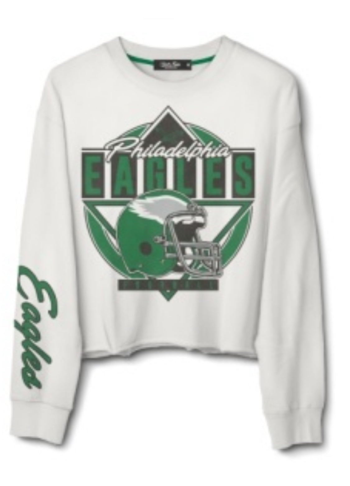 Eagles Helmet Crop Fleece