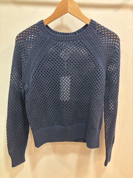 J. Society Midnight Open Stitch Sweater