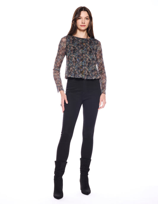 Mesh Bubble Top  in Acre