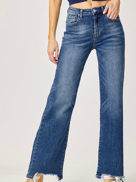 High Rise Wide Leg Jean