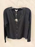 J. Society Lace Trim Cardigan