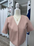 J. Society Collarless Pink Jacket