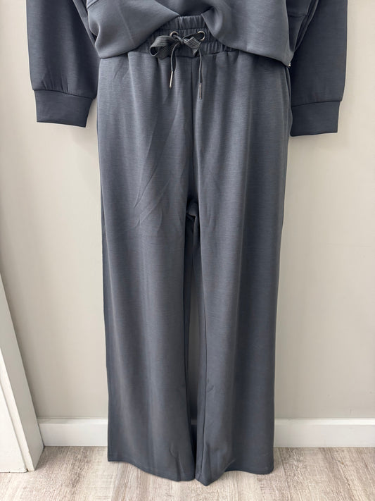 Vintage Havana Graphite Luxe Wide Leg Pant