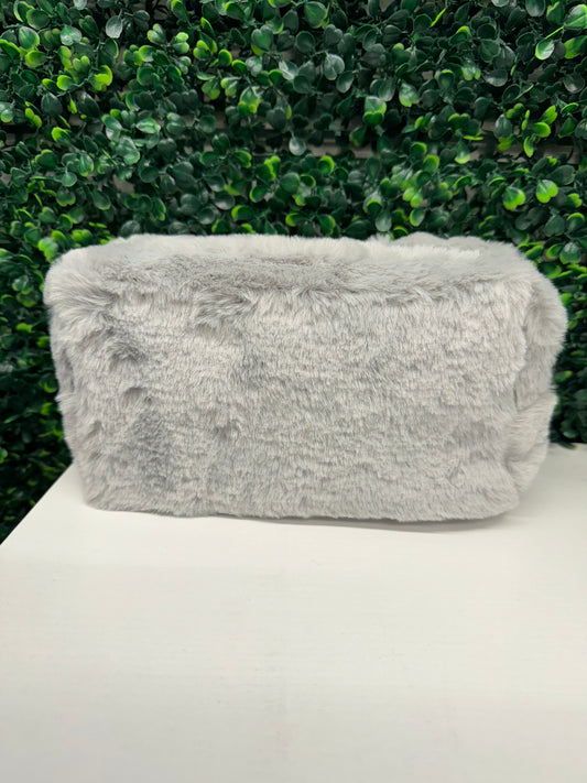 Faux Fur Cosmetic Case