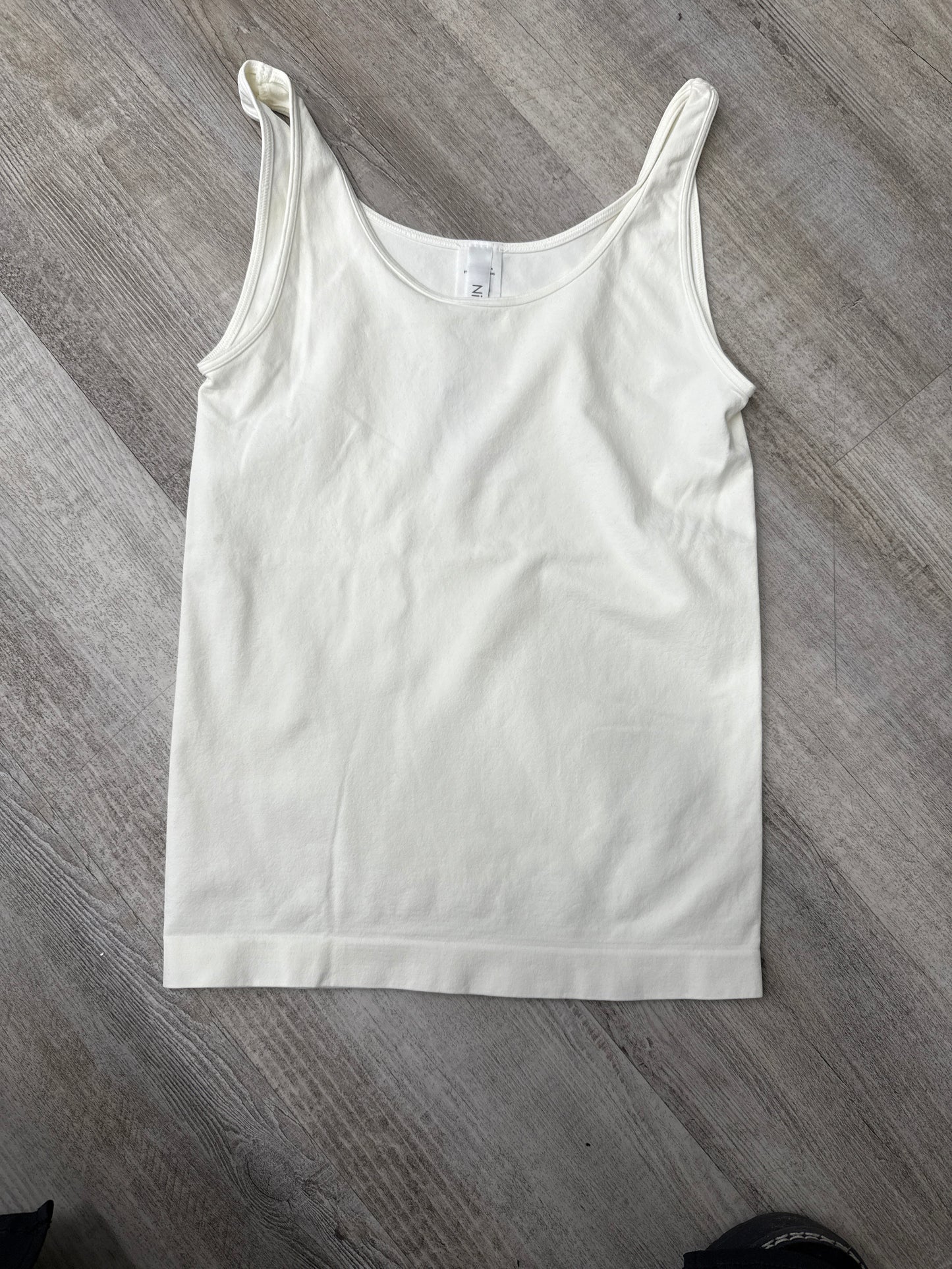 Signature Jersey Tank Ivory