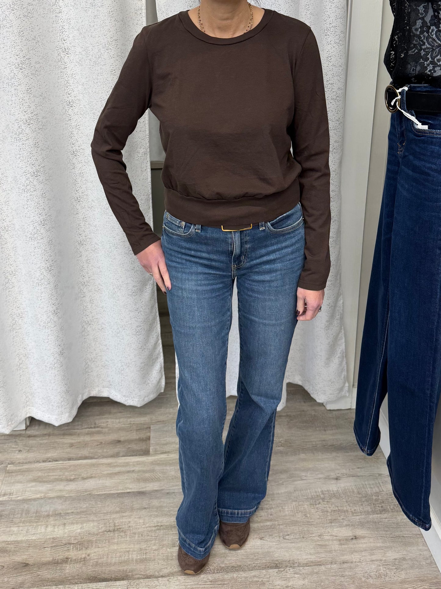 Michael Stars Yuri Long Sleeve Tee Java