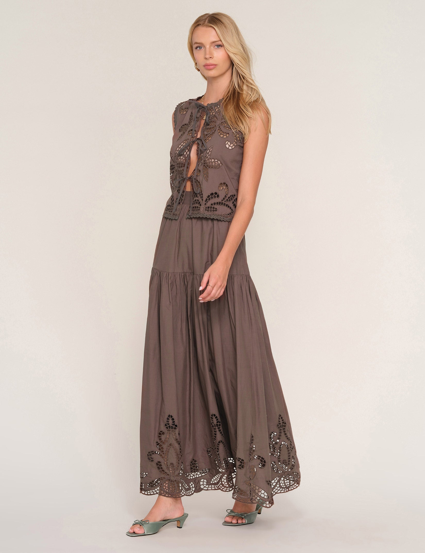 Arly Two Piece Set In Cocoa