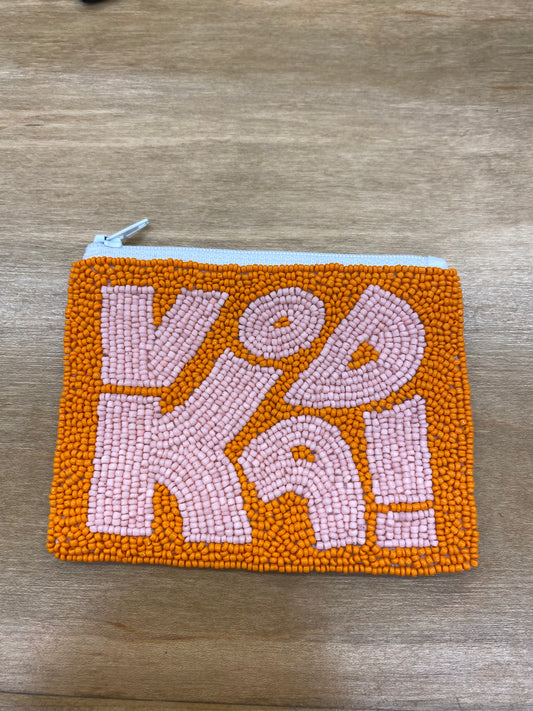 Vodka Beaded Pouch