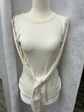 Crown Jewel Ribbed Long Sleeve Pearl