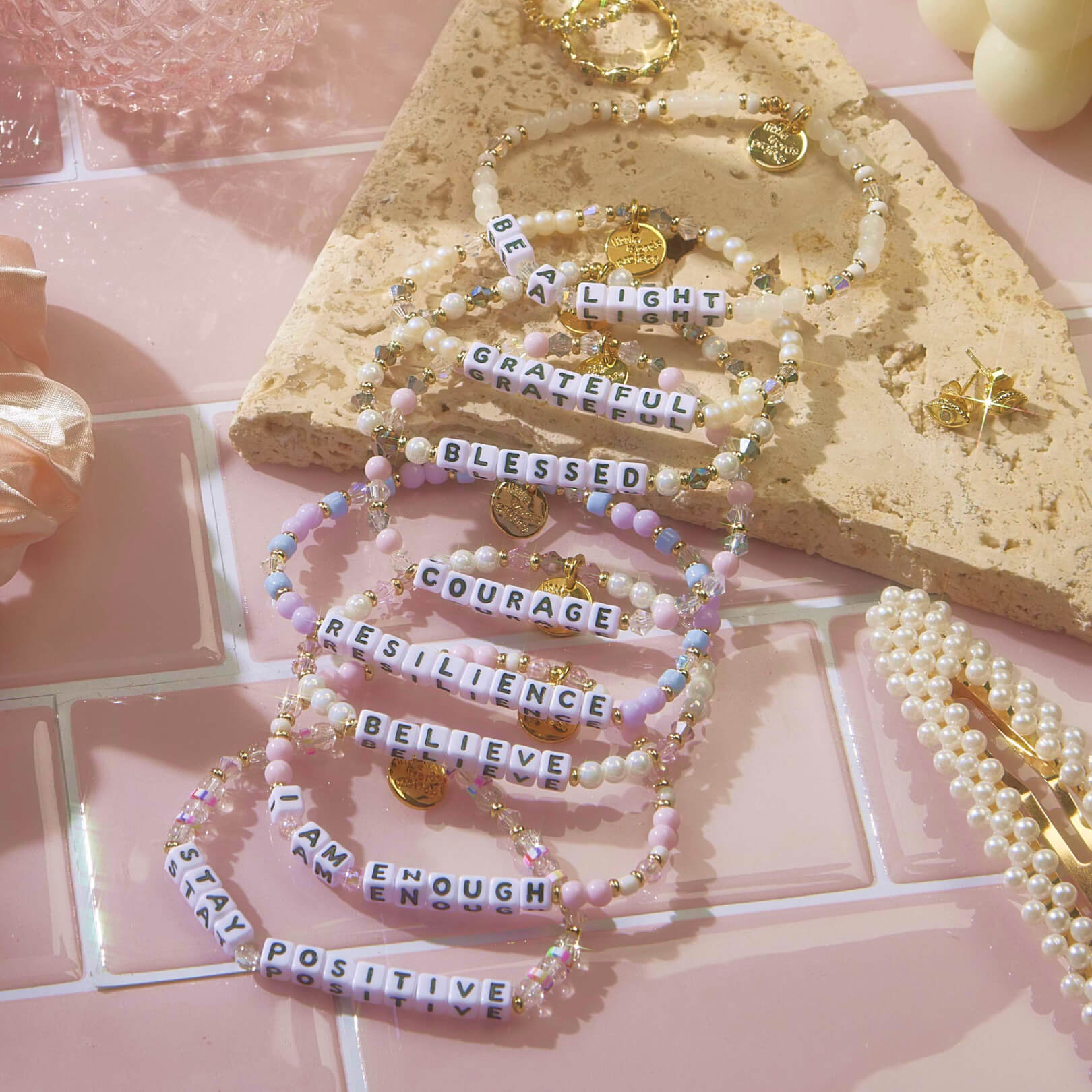 Inspirational Word Bracelets Empowerment Collection