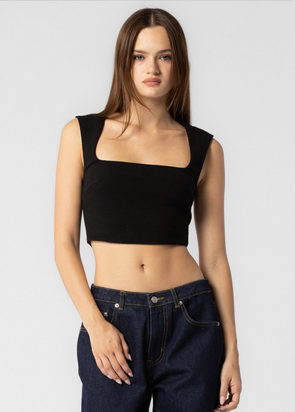 Square Neck Crop Top