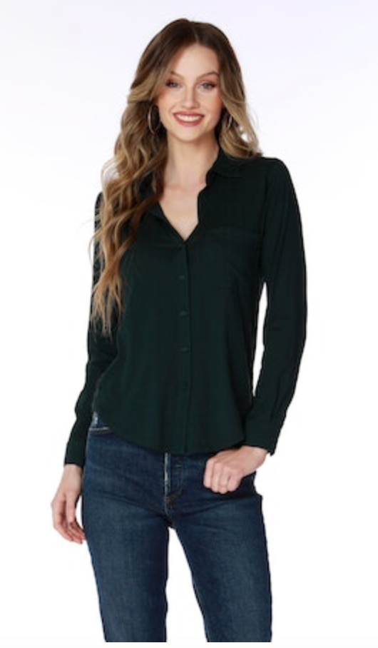 Collar Button Down Forest