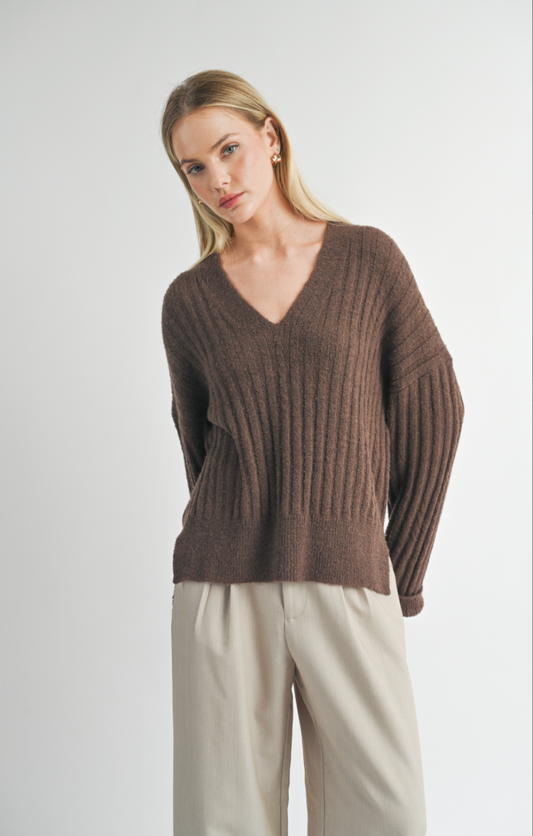 Carli V Neck Pullover