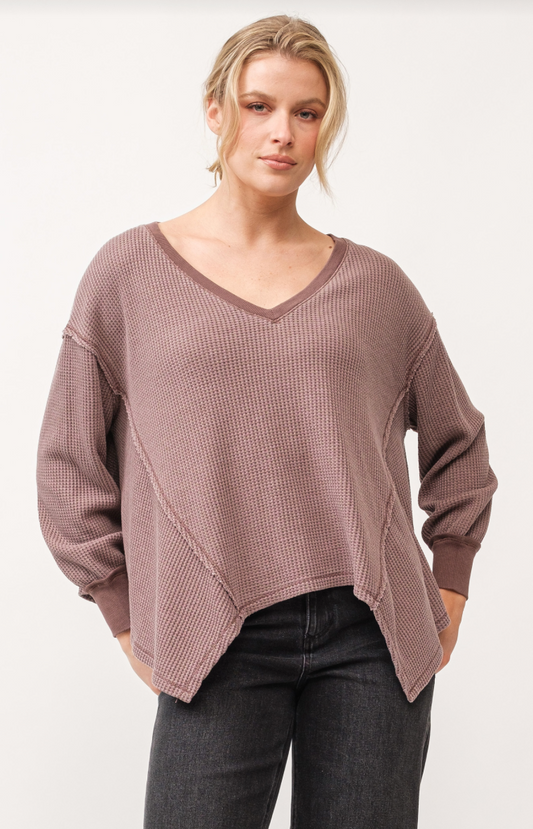 Mira Waffle Long Sleeve