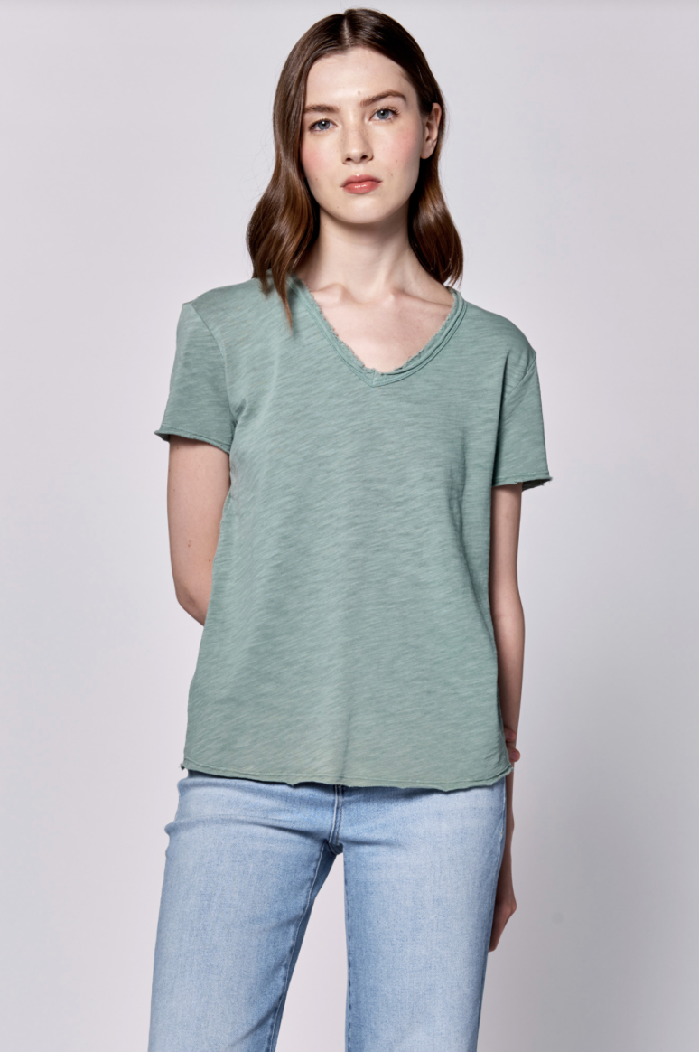 Vanya Slub Tee Iceberg Green