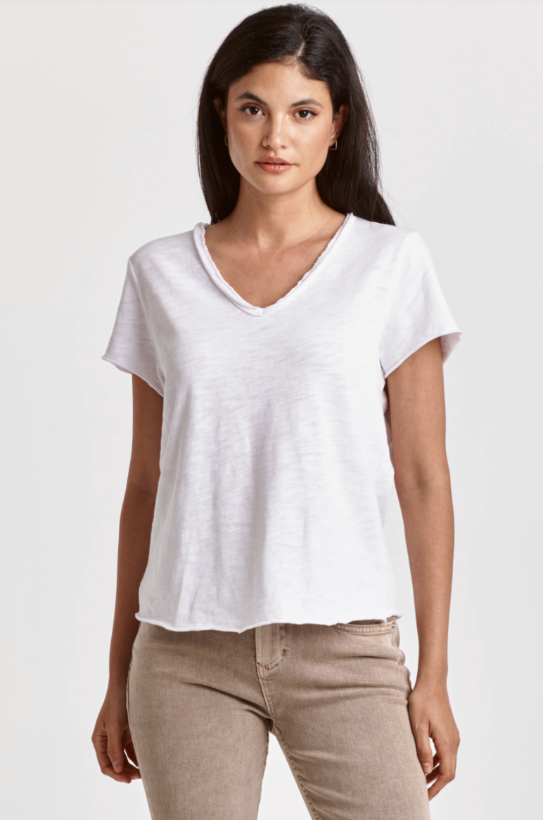 Vanya Slub Tee White