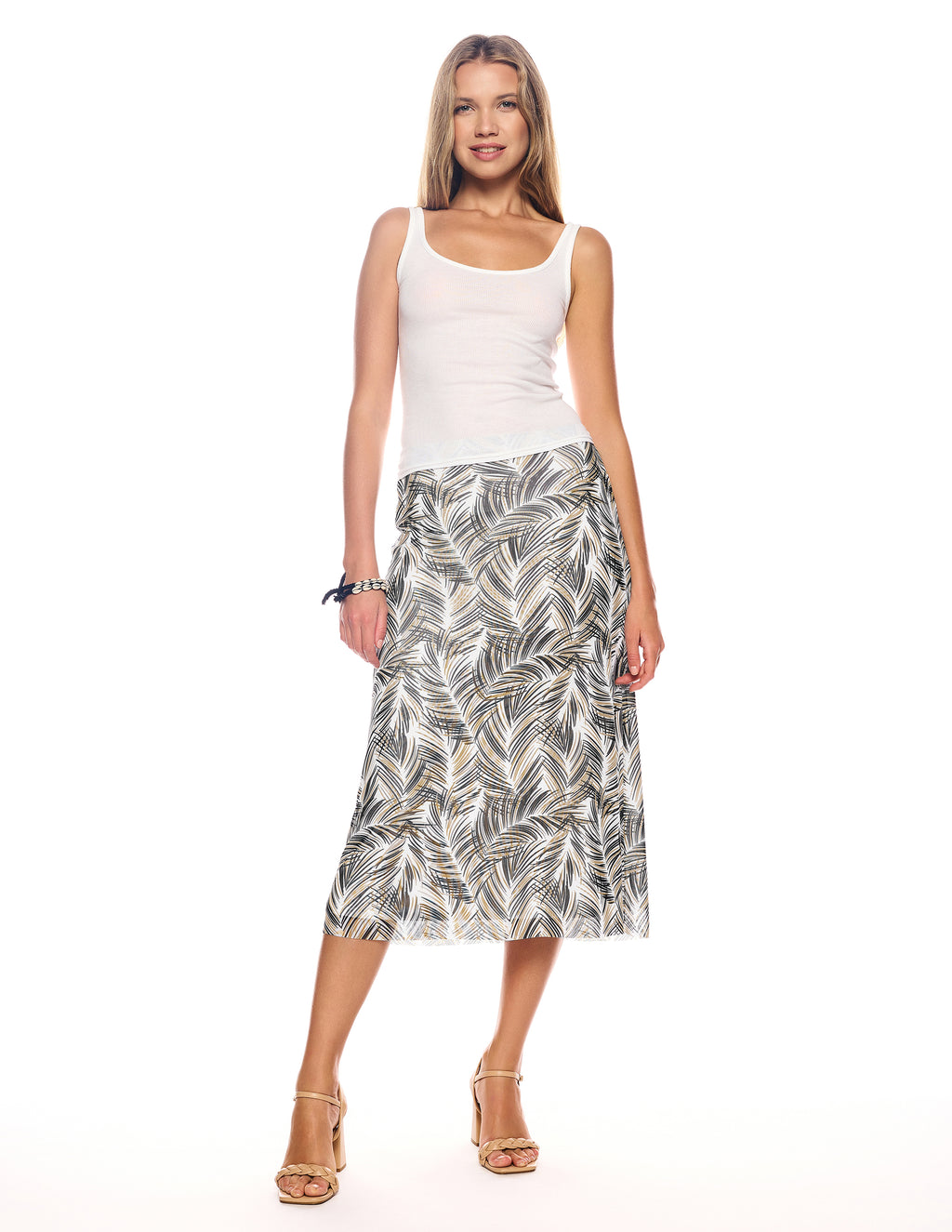Orlando Mesh  Midi Skirt