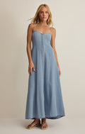 Angel Eyes Twill Midi Dress