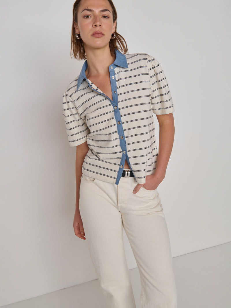 Nation Zoe Snap Top