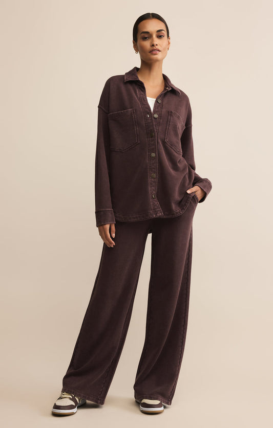 Hunter Knit Pant Chocolate Cherry