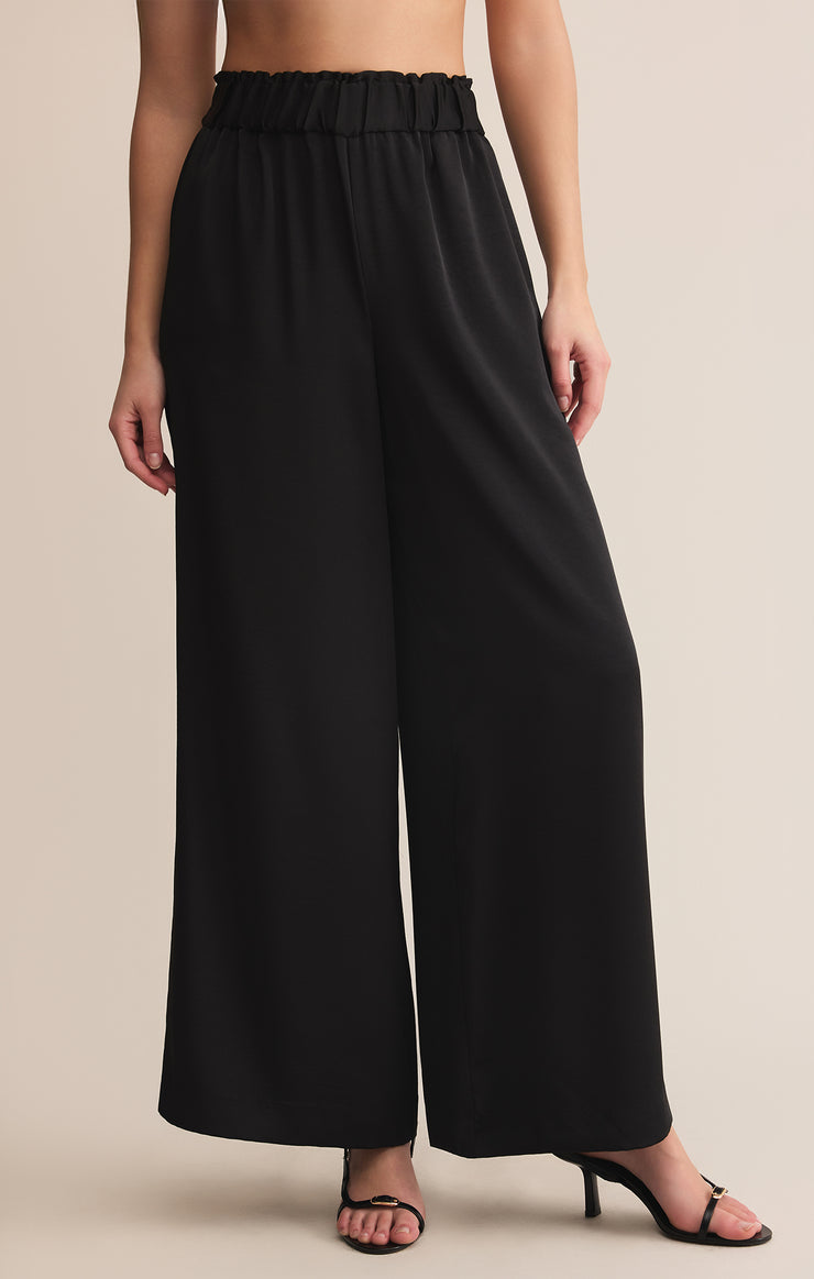 Isolde Wide Leg Satin Pant