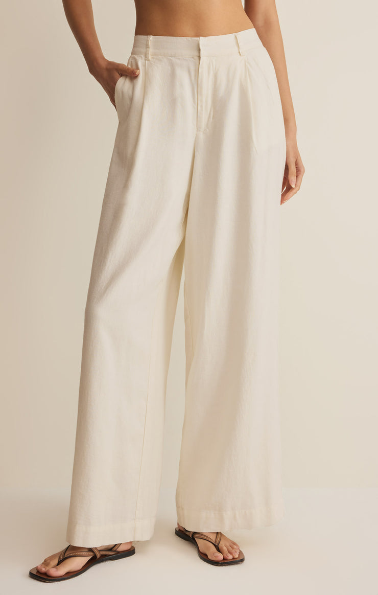 Overlook Linen Pant In Cloud