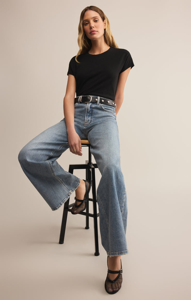 Modern Slub Tee Black