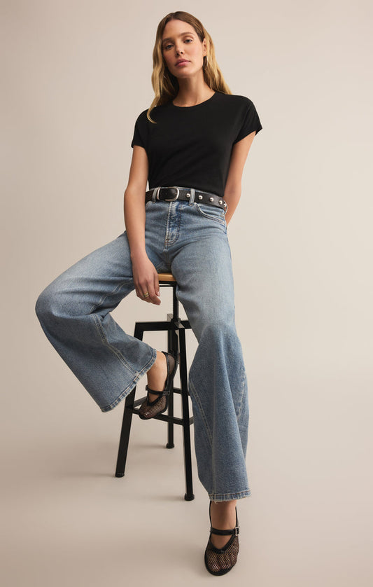 Modern Slub Tee Black