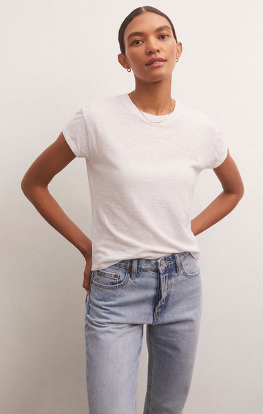 Modern Slub Tee White
