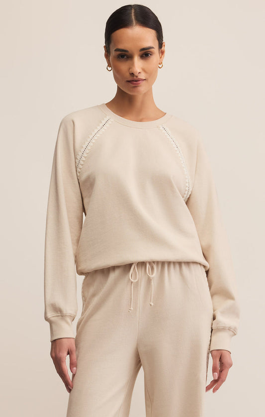 All Around Sweatshirt In Crystal