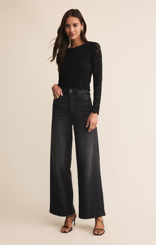 Aurora Lace Long Sleeve Top