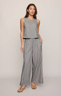 Sloane Striped Top Summer Stone