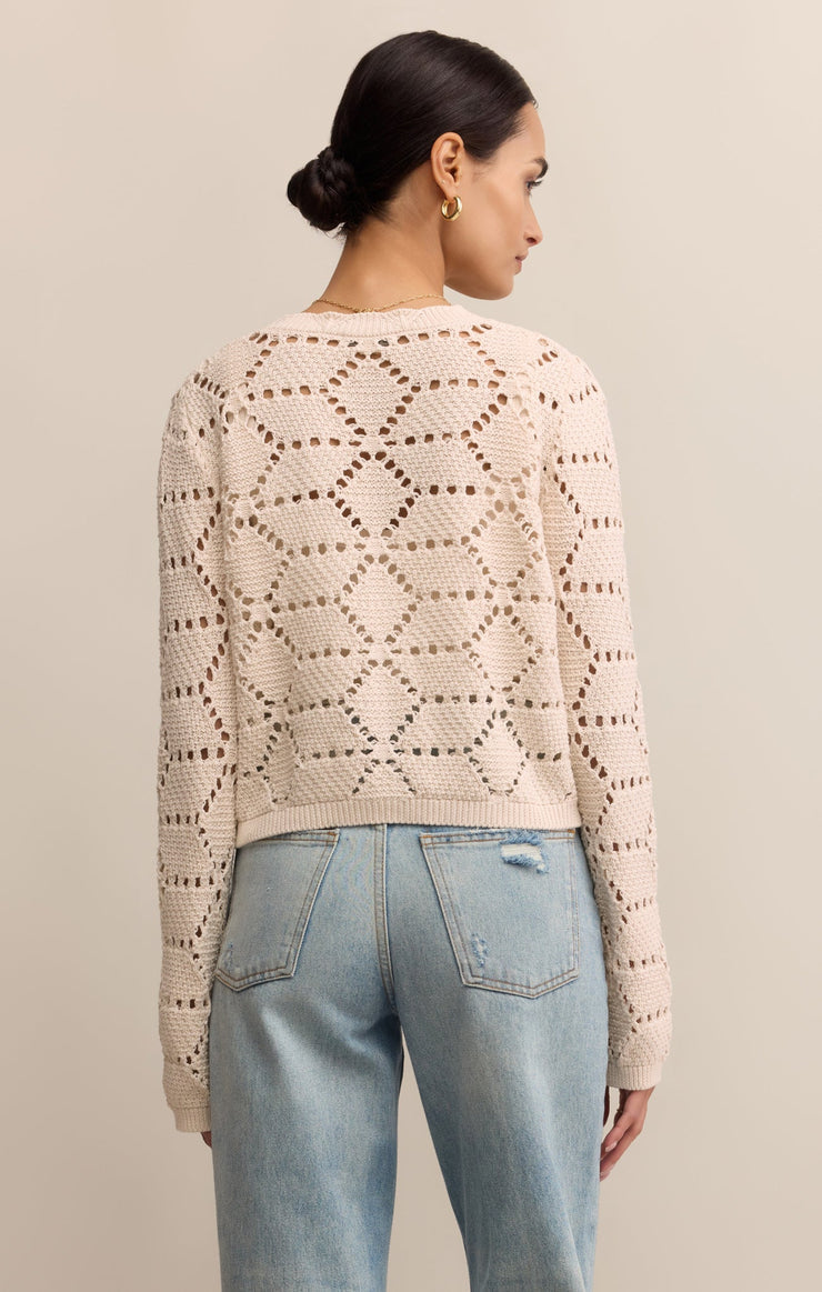 Rosalyn Diamond Cardigan Crystal