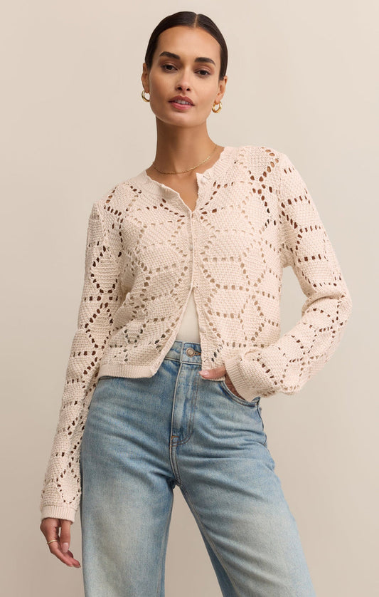 Rosalyn Diamond Cardigan Crystal