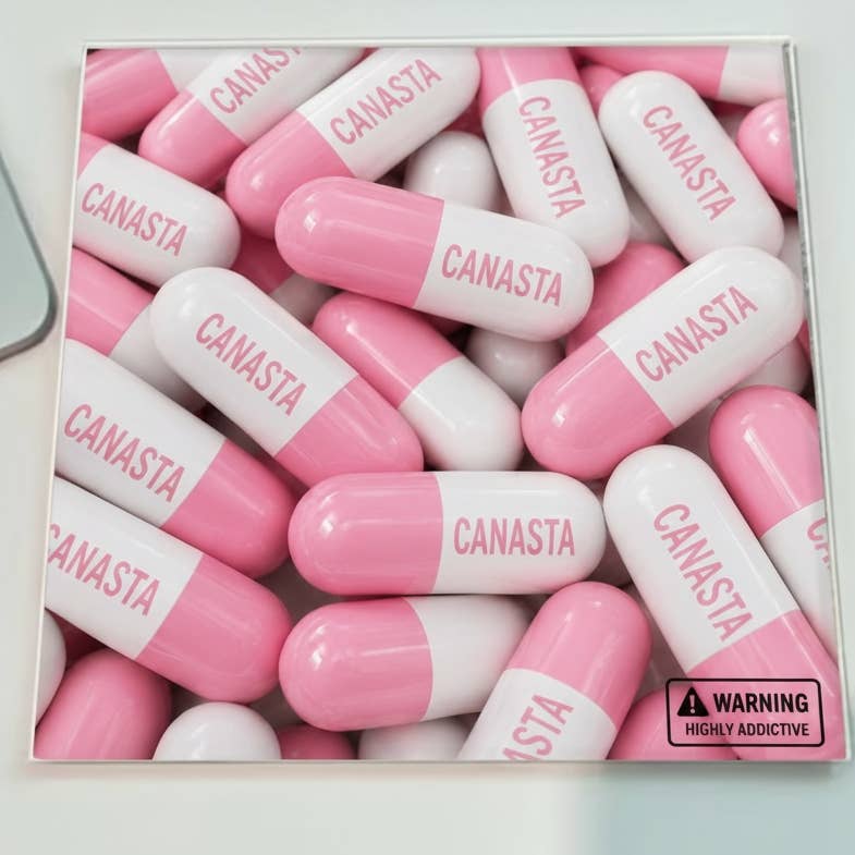 Prescribed By Your Canasta Group Coasters