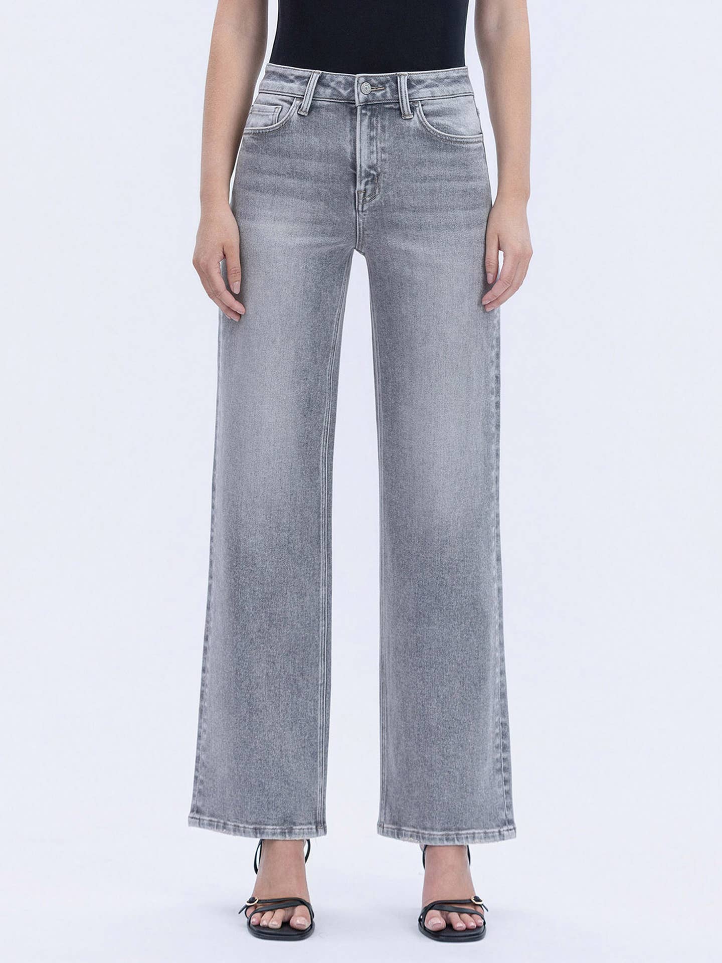 Washed Grey Denim