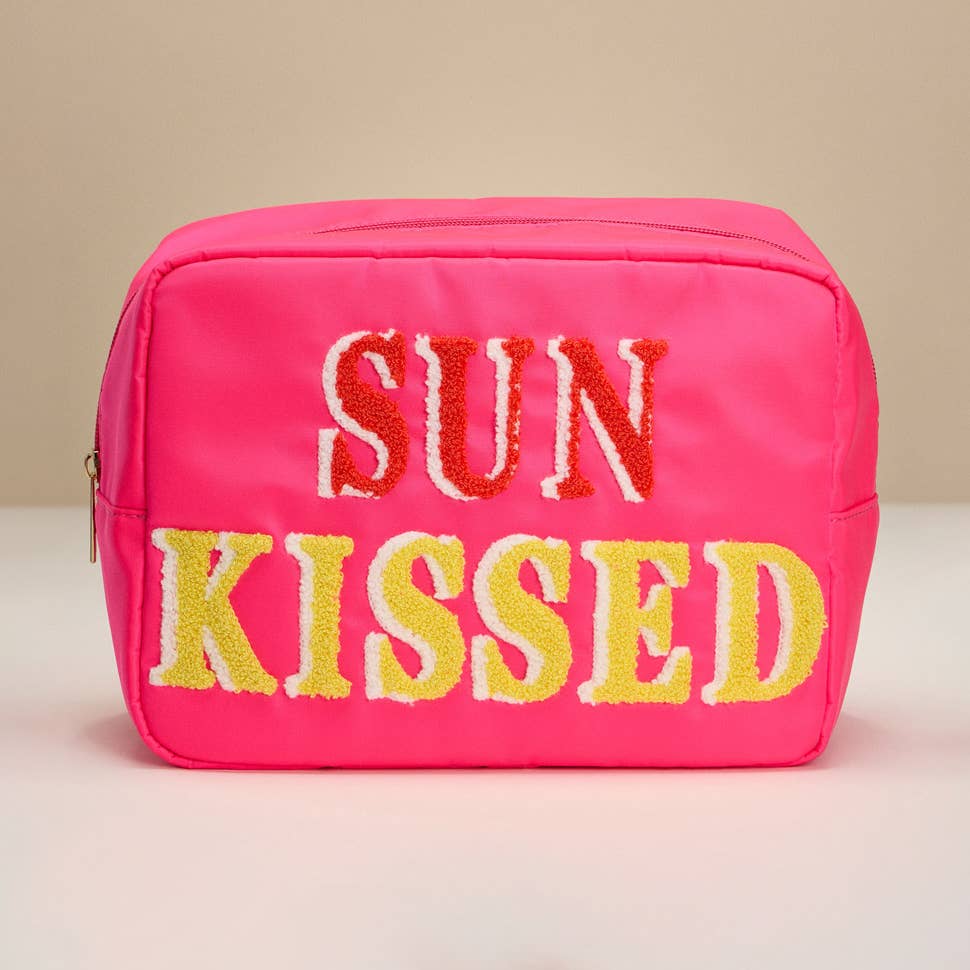 Sun Kissed Large Zip Pouch