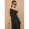 One Shoulder Asymmetrical Top