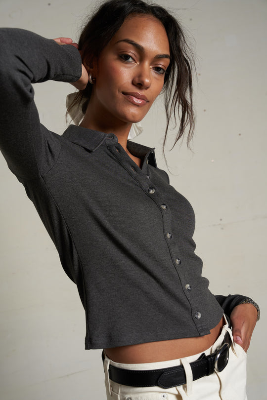 Amee Luxe Rib Top