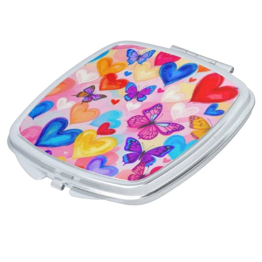 Butterfly Art Pocket Mirror